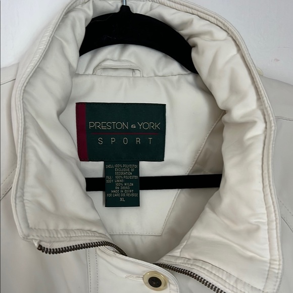 Preston & York     Cream Puffer Jacket with Fur Trim - Picture 6 of 10